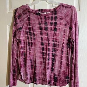 Women's Pink Tie-Dye Top